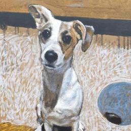 Ken Griffiths - 'Ned' Pastel on Canvas - 76 x 50cm jpg