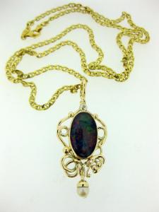 Bronwyn Pratt--Opal pendant