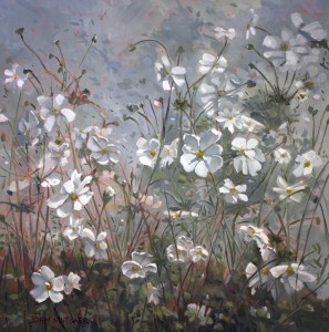John Mutsaers--Wind Flowers, oil on canvas, 91x92cm