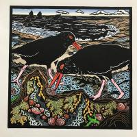 Oystercatchers by Wendy Fletcher